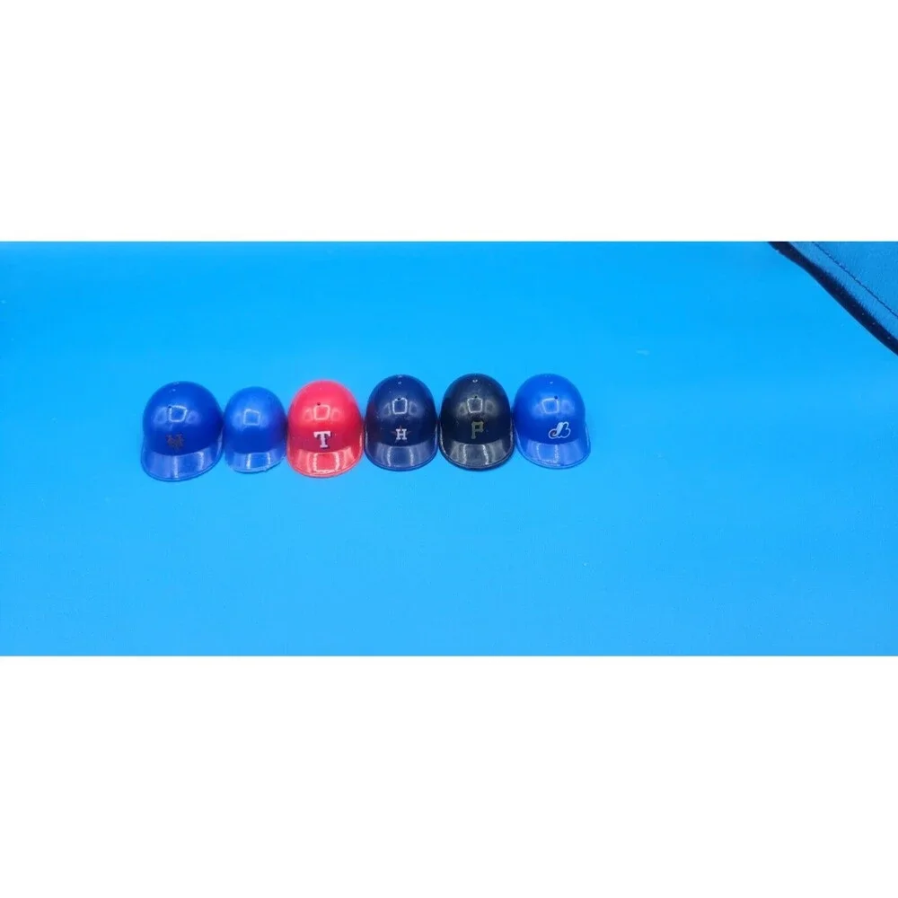^*VTG 80s LRICH Baseball Helmets Gumball Machine MLB Lot Of 18